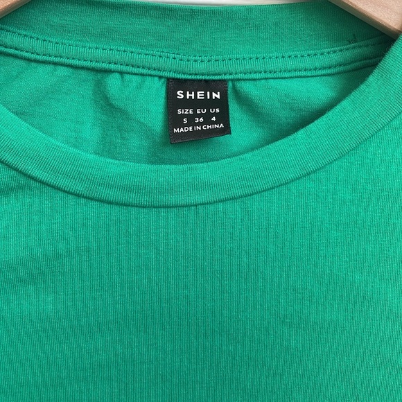 SHEIN Qutie Drawstring Ruched Solid Tee - Picture 3 of 7